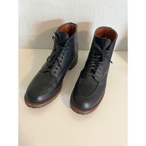 Red Wing Beckman Boots 9029 Moc Toe Black Leather Lace Up Heritage Size 9 USA